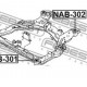 SUBFRAME BUSHING NISSAN CEFIRO A33