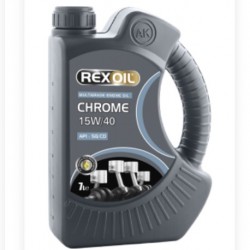 REXOIL 15W-40 CHROME ENGINE OIL GALLON 4L
