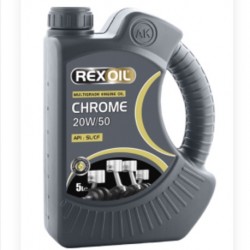 REXOIL 20W-50 CHROME ENGINE OIL GALLON 4L