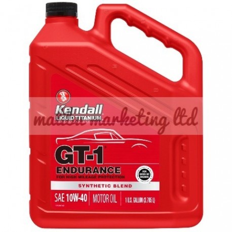 KENDALL GT-1 HIGH PERFORMANCE SYNTHETIC BLEND 10W30 ENGINE OIL GALLON