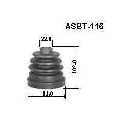 INNER AXLE BOOT RUBBER NISSAN SENTRA B13 B14 B15 U13 PII Y10 Y11BIG