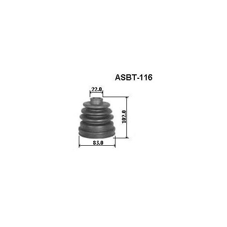 SENTRA B15 ALMERA 1.6 CV INNER AXLE BOOT RUBBER