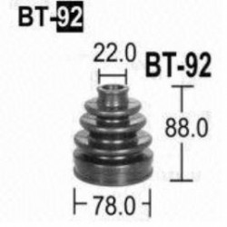NISSAN SUNNY B11 CV OUTER AXLE BOOT RUBBER