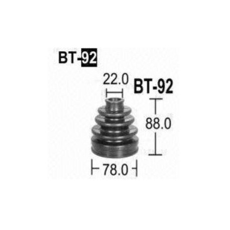 NISSAN SUNNY B11 CV OUTER AXLE BOOT RUBBER