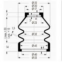 NISSAN X-TRAIL T30 CV OUTER AXLE BOOT RUBBER