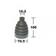 NISSAN MARCH K12 CV OUTER AXLE BOOT RUBBER