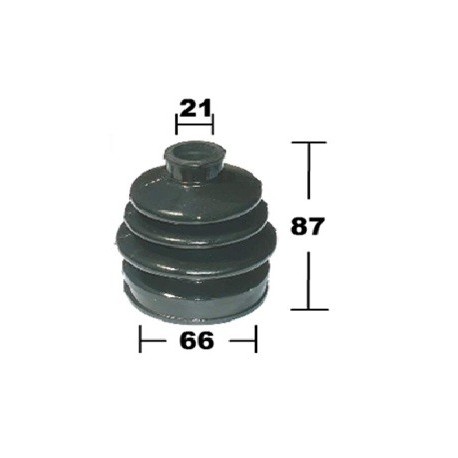 MAZDA 626 GD CV OUTER AXLE BOOT RUBBER