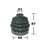 MAZDA 626 GD CV OUTER AXLE BOOT RUBBER