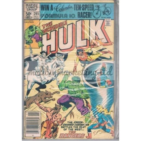 HULK 1962 NO.265 NEWS STAND