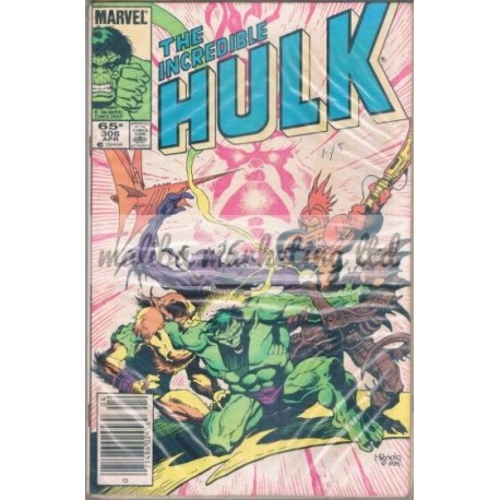 HULK 1962 NO.306 NEWS STAND