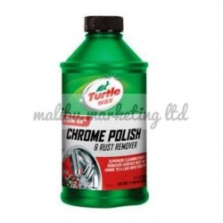 TURTLE WAX CHROME POLISH & RUST REMOVER 12 OZ