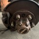 COMPLETE SPINDLE NISSAN FRONTIER D21 4WD LH WITH AXLE