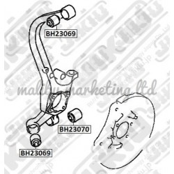 NISSAN WINGROAD Y11 SENTRA B15 ALMERA N16 CRADLE BUSHING KIT POLYURETHANE