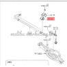 NISSAN SENTRA B15 4WD FRONT STAY BAR CLAMP RUBBER