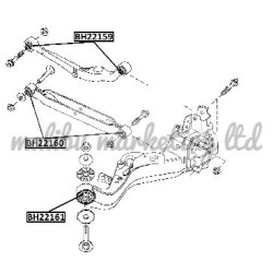 REAR CONTROL ARM BUSHING NISSAN XTRAIL T31 T32 C25 C26 C27 J10 J11 NB30 F15 VZNY12