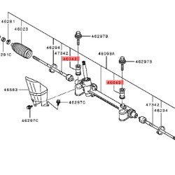 MITSUBISHI LANCER CB CK STEERING RACK CLAMP RUBBER LH