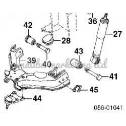 FRT LOWER CONTROL ARM BUSHING ISUZU TFR DMAX