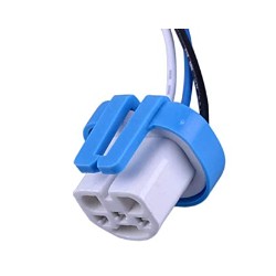 HerMia 9007 9004 HB1 HB5 High Temperature Ceramic Male Wire Harness Extension Socket