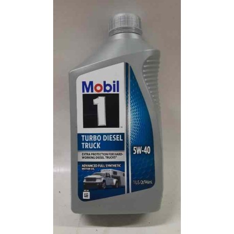 MOBIL 5W-40 TURBO DIESEL QT