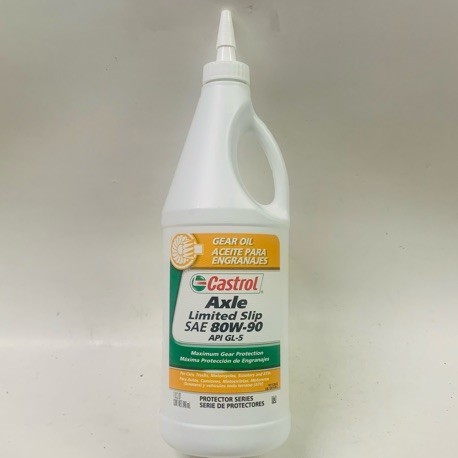 CASTROL 80W-90 AXLE LIMITED SLIP GEAR OIL QT