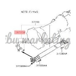 DRIVESHAFT CROSS JOINT NISSAN NAVARA D40