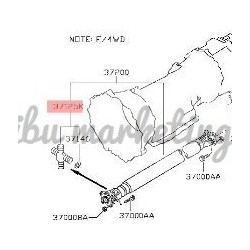 DRIVESHAFT CROSS JOINT SHAFT BWMZ-6