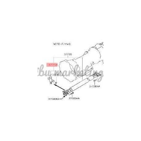 DRIVESHAFT CROSS JOINT NISSAN NAVARA D40