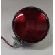 SIGNAL LAMP RED ROUND 4 3/8"  111 MM