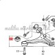 NISSAN WINGROAD Y11 SENTRA B15 ALMERA N16 CRADLE BUSHING KIT POLYURETHANE