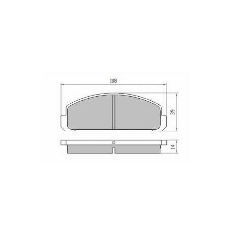 MAZDA 323 RWD DISC PADS