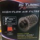 HIGH PERFORMANCE CONE AIR FILTER 60 MM