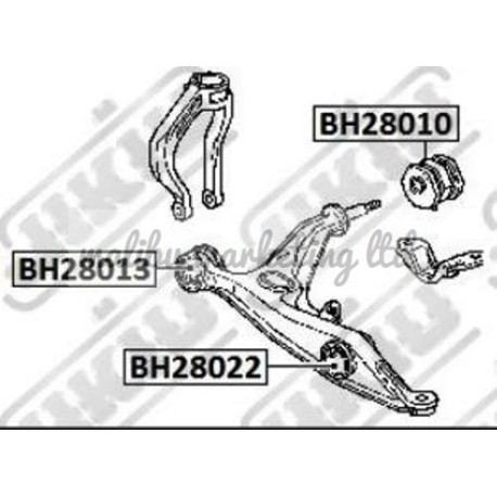 NISSAN WINGROAD Y11 SENTRA B15 ALMERA N16 CRADLE BUSHING KIT POLYURETHANE