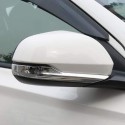 CHROME DOOR MIRROR STRIP TRIM HONDA VEZEL HRV PAIR