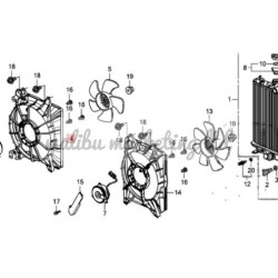 SHROUD RADIATOR HONDA CIVIC 12-15