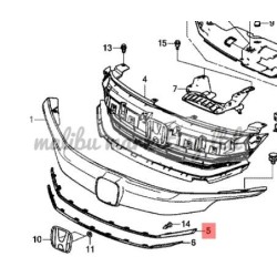 GENUINE GRILLE HONDA ACCORD CR7 LOWER