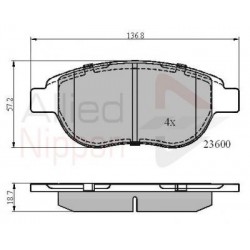 PEUGEOT 307 FRONT DISC PADS