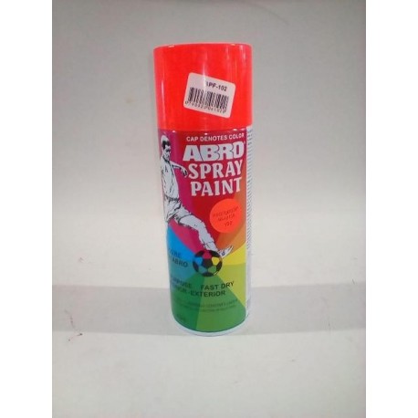 ABRO SPRAY PAINT ORANGE FLUORESCENT 400 ML