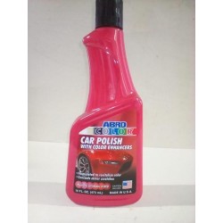 ABRO RED CAR POLISH 16 OZ.