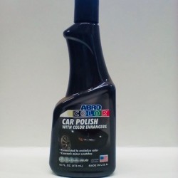 ABRO BLACK CAR POLISH 16 OZ.