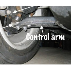SERVICE CONTROL ARM (REMOVE & REPLACE ONE ONLY)