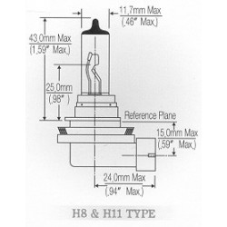 H11 BULB 55W RING BRAND