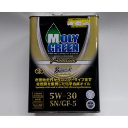 MOLYGREEN 5W-30 GF BLACK PREMIUM ENGINE OIL 4L