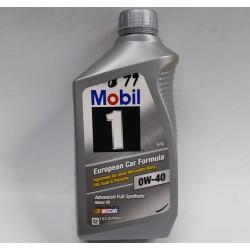MOBIL 1 0W-40 ENGINE OIL QT