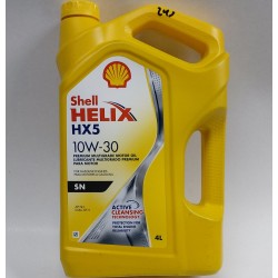 SHELL 10W-30 HELIX HX5 ENGINE OIL 4L GALLON