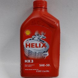 SHELL SAE50 HELIX HX3 ENGINE OIL QT