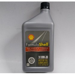 SHELL FORMULA 10W30 FULLY SYNTHETIC ENGINE OIL QUART