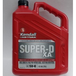 KENDALL 15W-40 SUPER-D XA (EXTENDED PROTECT) DIESEL ENGINE OIL GALLON