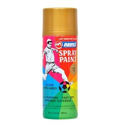 ABRO SPRAY PAINT GOLD 400 ML