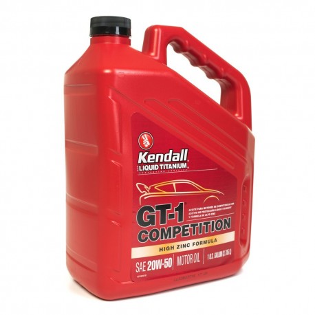 KENDALL GT-1 FULLY SYNTHETIC GTI MAX LIQUID TITANIUM 20W-50 ENGINE OIL GALLON