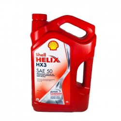 SHELL 50 SAE HELIX HX3 (GAS/DIESEL) ENGINE OIL 4L GALLON